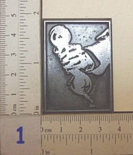 VINTAGE LETTERPRESS (SOLID METAL) PRINTING PLATES. (SELECTION OF 24)