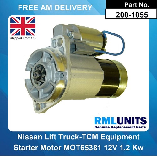 Starter motor for - starter, nissan