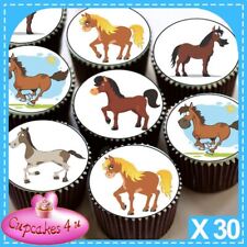 HORSES PONIES THEMED CUPCAKE