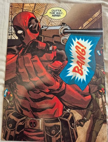 Marvel deadpool poster plate - deadpool,