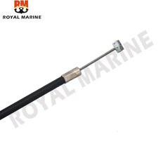 6E0-26301 Stainless Steel Throttle Cable 2PCS for Yamaha Outboard Parts 4HP 5HP 