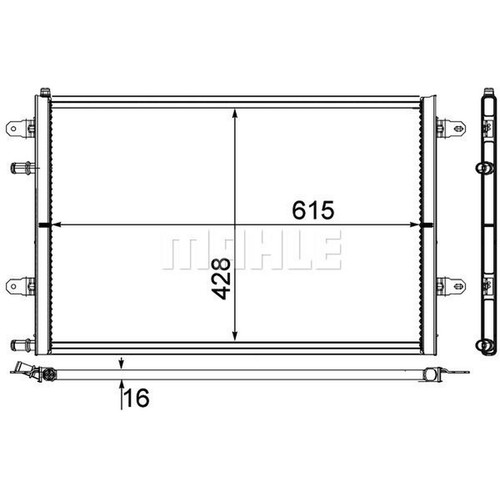 Mahle low temperature radiator - mahle, low-temperature