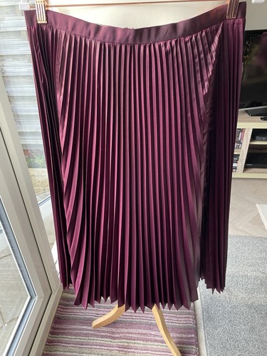 Ted baker maroon pleated - ted,
