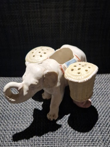 Vintage ceramic elephant - vintage,
