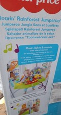 Fisher-Price CHM91 Roarin' Rainforest Jumperoo - New But Box Has Been Opened 