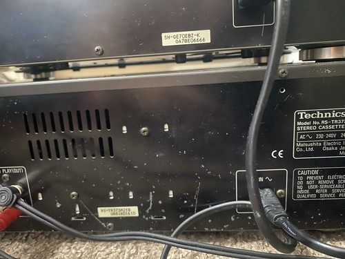 Technics tr373 stereo - technics, rs-tr373