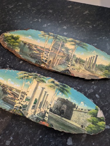 Famagusta vintage wood slice - vintage,