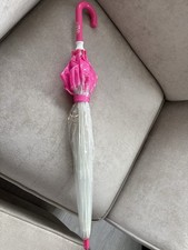 KIDS PINK / CLEAR FULTON UMBRELLA 