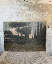 French Oil Painting Vintage