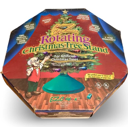 Vtg rotating christmas - ez,