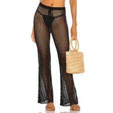 SUPERDOWN Elektra Crochet Pant Size L Salvage Condition Needs Repair