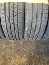 BUDGET 195 55 16 6MM + 6MM USED PART WORN TYRE X2 REF: BC100