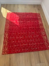 Handmade Red Jamdani Saree