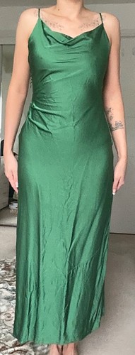 Zara emerald green - long, maxi