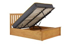 Solid Wooden Ottoman Bed Frame