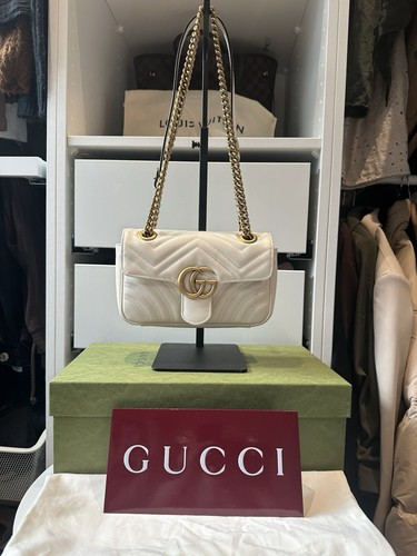 Gucci marmont matelasse chain - gucci,