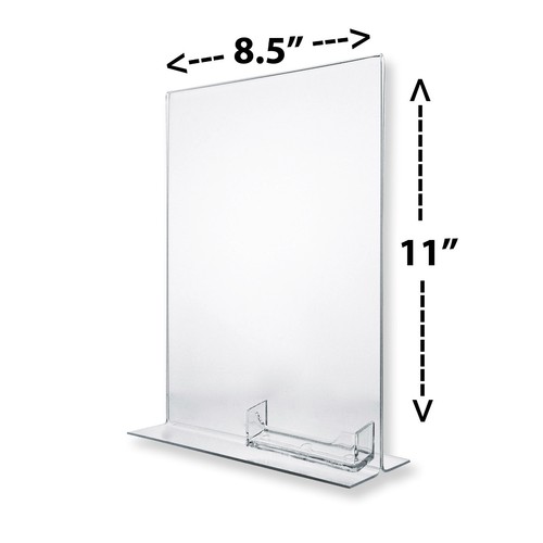 11 h table sign - 8.5"w,