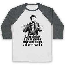 IT'S ALWAYS SUNNY IN PHILADELPHIA CHARLIE LATER DUDES 3/4 SLEEVE BASEBALL TEE