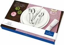 Villeroy & Boch Cutlery Set Tableware Kitchenware Stainless Oscar 30 Piece 