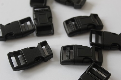 15mm black plastic - black,