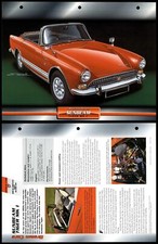Sunbeam Tiger MK I - 1964 - Sports - Atlas Dream Cars Fact File Card