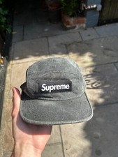 Supreme Black Coated Denim