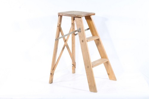 Old small wooden - small, step