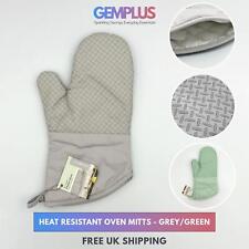 GEM+ | Premium Oven Mitt Silicone - Heat Resistant Non-Slip Grip Baking BBQ Gril