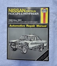 Haynes Nissan Datsun Pick-up Pathfinder 1980-1991 Automotive Repair Manual #771 
