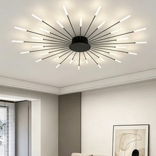 Black fireworks ceiling light - black,