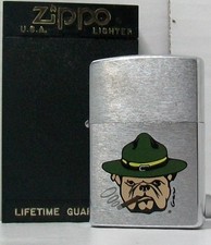 ZIPPO LIGHTER USMC U.S. MARINES CHESTY BULLDOG DRILL INSTRUCTOR OLD STOCK 1997