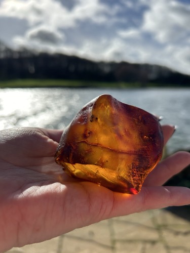 100 natural raw - raw, amber