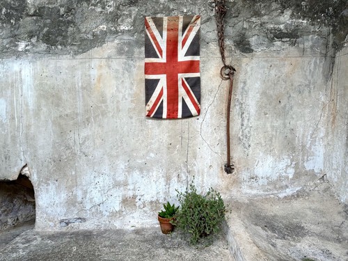 Vintage union jack flag - vintage,