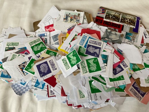 1kg british stamps - british, mixed
