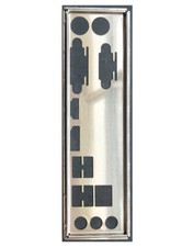 OEM I/O Shield For Foxconn PC B75M Q77M/B75M bezel Motherboard Backplate IO