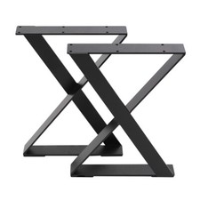 2x Industrial Steel Table Legs