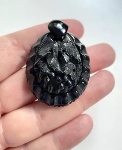 Antique victorian whitby jet - whitby,