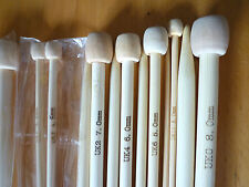 Bamboo knitting needles pins