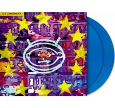 U2 Zooropa (Limited Edition Blue Coloured Vinyl  2LP, 2018)  NEW SEALED 