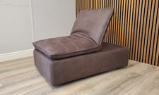 FURNITURE VILLAGE 'STARLIGHT EXPRESS' FABRIC CHAIR FOOTSTOOL RRP £445