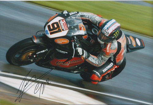 Leon haslam signed 12x8 - haslam,