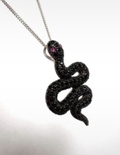 Sterling Silver Snake Charm