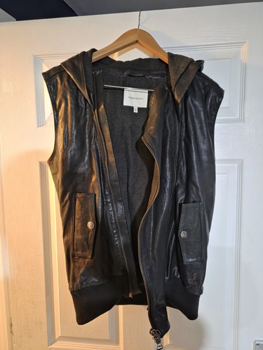 Pierre balmain leather hooded - pierre,