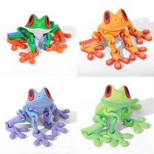 Stress Relief Toys Magnetic Frog Toy Realistic Frog Fridge Magnets