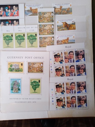 Guernsey mint stamps - guernsey,