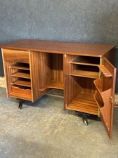 Mid Century Danish Teak Desk Storage Unit
