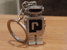 Paco Rabanne Robot Keyring Bag Charm Metal Keychain