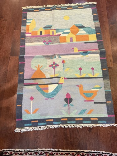 Vintage colorful wool - &,