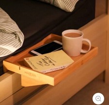 Maison & White Bamboo Clip-On Clamp Bedside Shelf/Tray 