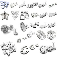 Sugar Craft Cutters and Fondant Plungers | 40+ Variations | Cake Cookie Biscuit